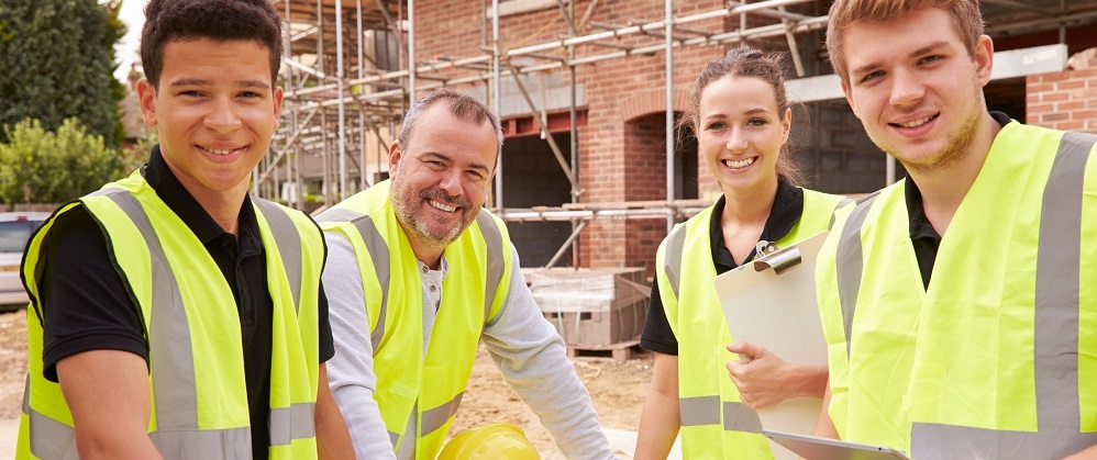 jongeren leren en werken in de bouw