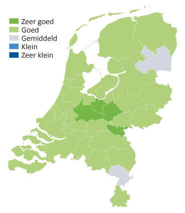 Kaart kansen in de Klantenservice 2025