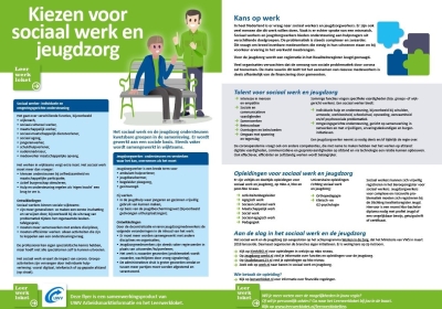 Flyer Kiezen voor Sociaal Werk en Jeugdzorg
